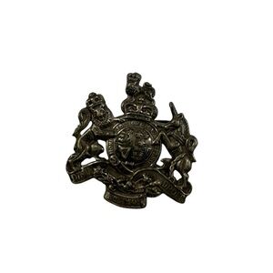 VINTAGE STIEFF STERLING SILVER RT BRITISH ENGLISH ROYAL COAT OF ARMS PIN BROOCH